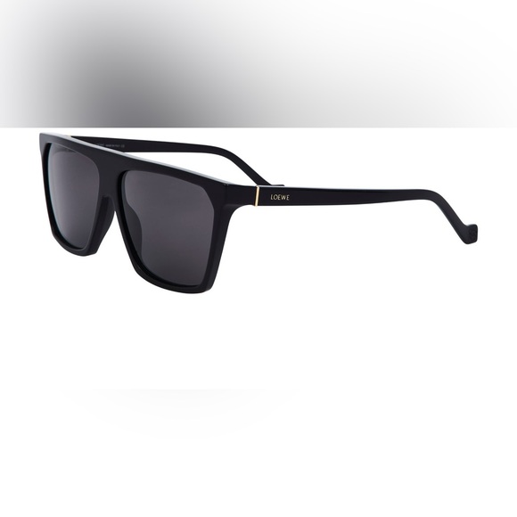 Loewe LW400601 Black 60mm Flattop Square Sunglasses Classic Glam Designer‎ main image 10